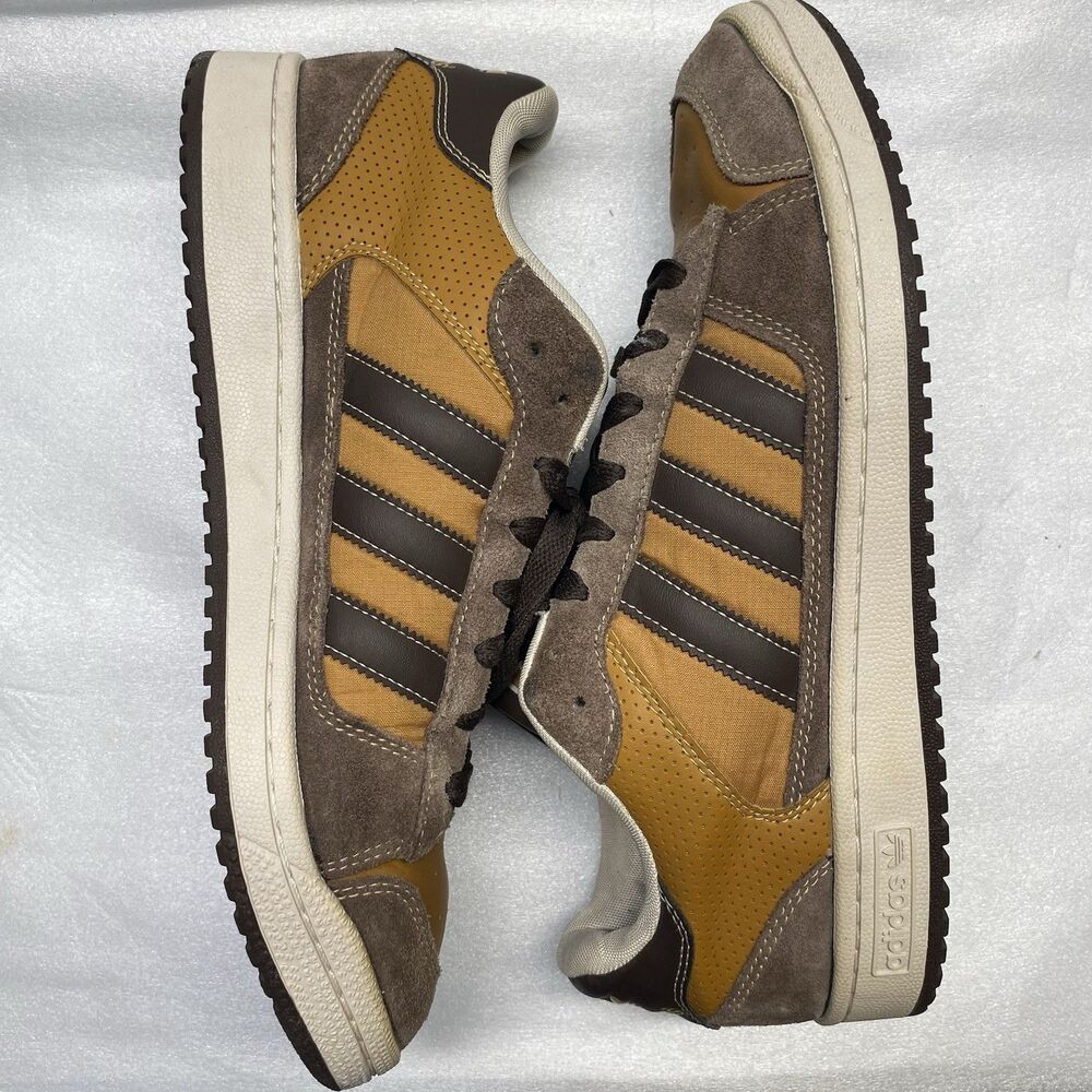 Adidas Daily 3.0 Skate Shoes Mens 11.5 Copper Brown Suede Sneakers - Picture 4 of 10